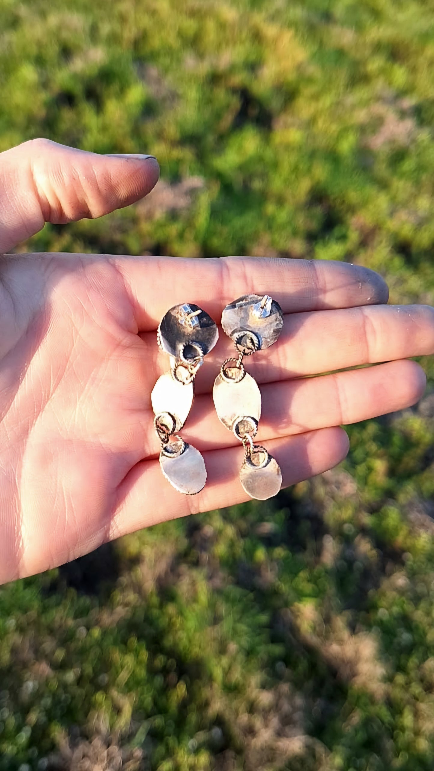 3 stone dangles